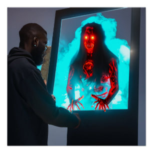 Wanneer kunstmatige intelligentie voldoet aan sted perfect poster