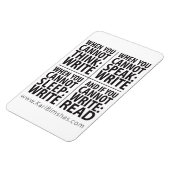 Wanneer magneet schrijven (Linkerzijde)