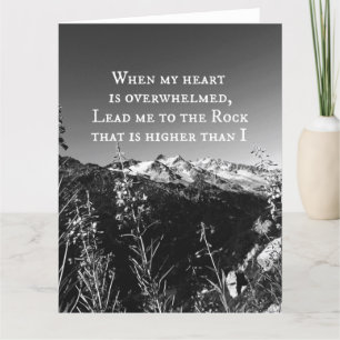 Wanneer Mijn Hart het Overweldigde Vers van de Kaart