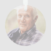 Wanneer morgen begint zonder mij Acryl Ornament (achterkant)