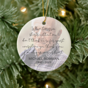 Wanneer morgen begint zonder mij Ornament
