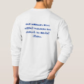 Wanneer Morgen nooit t-shirt met lange mouwen word (Achterkant)