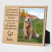 Wanneer morgen zonder mij een gedenkteken begint fotoplaat (Zijkant)