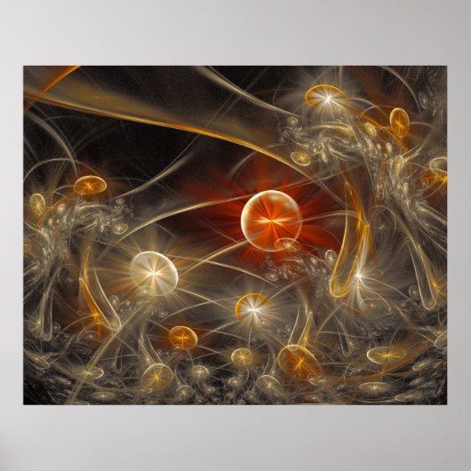 'Wanneer paddenstoelen dromen' Poster (Voorkant)