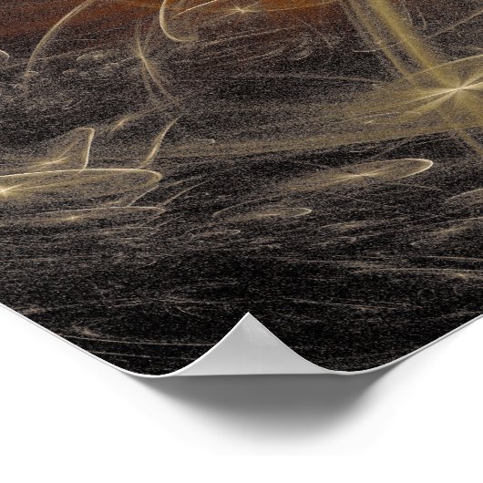 'Wanneer paddenstoelen dromen' Poster (Hoek)