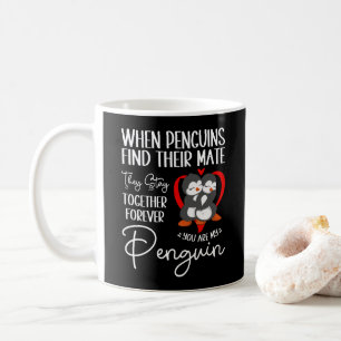 Wanneer Pinguïns hun partner vinden blijven ze bij Koffiemok
