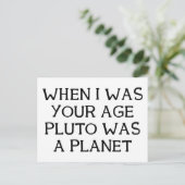 Wanneer Pluto Briefkaart (Staand voorkant)