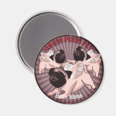 Wanneer pugs vliegen magneet (Voorkant / Achterkant)