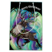 Wanneer rendieren vliegen medium cadeauzakje (Achterkant)