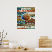 Wanneer u deze kleur van de Kantoor-structuur invo Poster (Keuken)