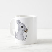 Wanneer u Fluffy Chinchilla Mok bent (Voorkant links)