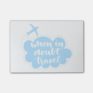 Wanneer u in twijfel trekt, kunt u post-it® notes
