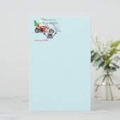 Wanneer u op de Naughty Lijst van de Kerstman bent Briefpapier (Staand voorkant)