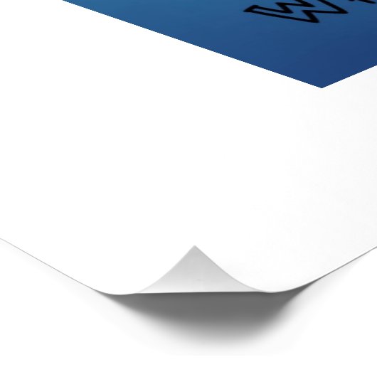 Wanneer u op een ster, grafische Ontwerp drukt Perfect Poster (Hoek)