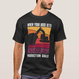 Wanneer uw schip de exploitant van de bouwplaats E T-shirt