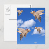 Wanneer varkens vliegen briefkaart (Voorkant / Achterkant)