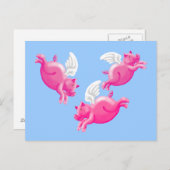 wanneer varkens vliegen briefkaart (Voorkant / Achterkant)