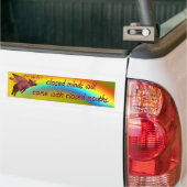 wanneer varkens vliegen ... bumpersticker (Op Truck)