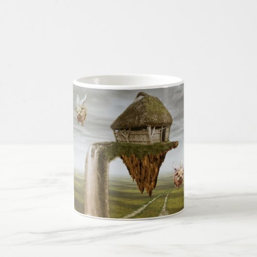 Wanneer varkens vliegen koffiemok (Center)