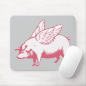 Wanneer varkens vliegen muismat (Met muis)