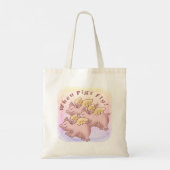 Wanneer varkens vliegen tote bag (Achterkant)