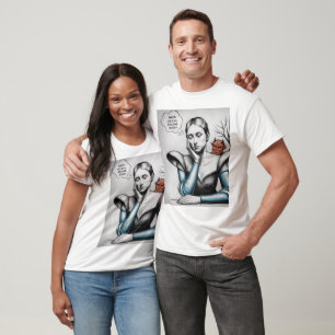 Wanneer werd het kwaad een goede vrouw die aan de t-shirt