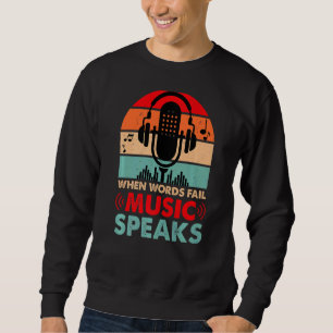 Wanneer woorden ontbreken, spreekt de muziek trui
