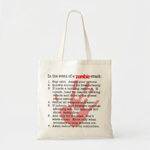 Wanneer Zombies aanvallen Tote Bag