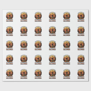 Wanneer zwarte katten rondsluipen Halloween Kat Gr Cadeaupapier