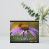 Want de Heere neemt verrukking in zijn volk; hij k Briefkaart (Staand voorkant)