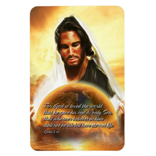 Want God hield zo van de wereld 2 Premium Magneet (Verticaal)