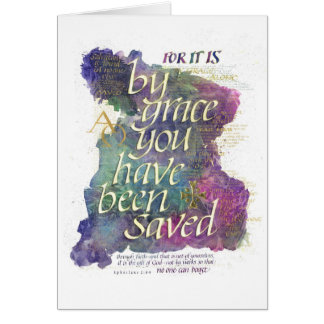 "Want het is door Grace"