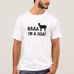Want ik ben een geit Funny Halloween Party Goat An T-shirt