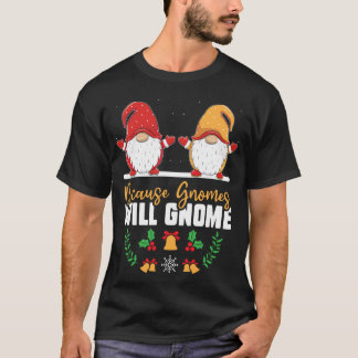 Want kabouters zullen grappige Xmas kabouters rodd T-shirt