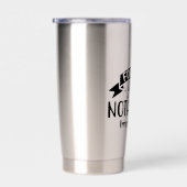 Want met God is niets onmogelijk religieus Geïsoleerde Drinkbeker (Rechts)