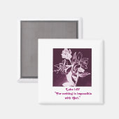 Want niets is onmogelijk met God Magneet (Voorkant / Achterkant)