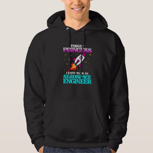 Want To Be Aerospace Engineer Rocket Engineering G Hoodie (Voorkant)