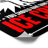 Wanted A Soft Serve Shuttle Sport Hobby Badminton  Poster (Hoek)