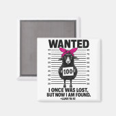 Wanted I Once Was Lost Funny Sheep Quotes Jesus Ch Magneet (Voorkant / Achterkant)