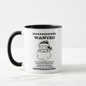 WANTED (Santa Claus) - Een MisterP-Mok Mok (Links)