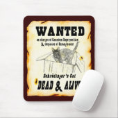 "WANTED: Schrodinger's Cat" Mousepad Muismat (Met muis)