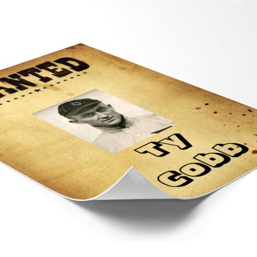 WANTED Ty Coob Print, Value Poster Paper (Matte) (Coin)