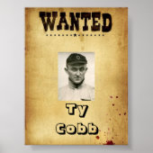 WANTED Ty Coob Print, Value Poster Paper (Matte) (Devant)