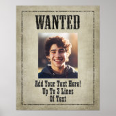WANTED Wild West  Poster (Voorkant)