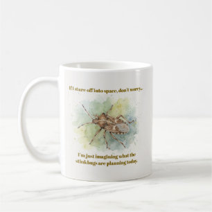 Wantsengeschenken Funny Brown Marmorated wantseng Koffiemok