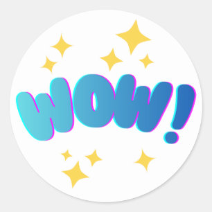 « WAOUH ! » Autocollant de motivation