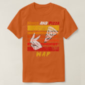 WAP Wings en Pizza Funny  T-shirt (Design voorkant)
