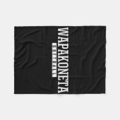 Wapakoneta High School Softll  Fleece Deken (Voorkant (Horizontaal))