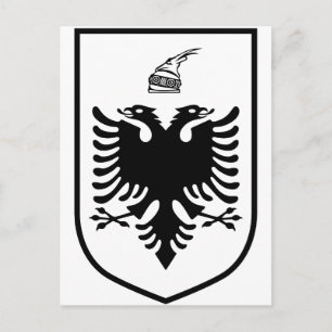 Wapen van Albanië Briefkaart