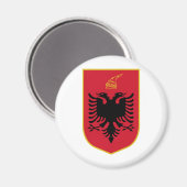 wapen van albanië magneet (Voorkant / Achterkant)